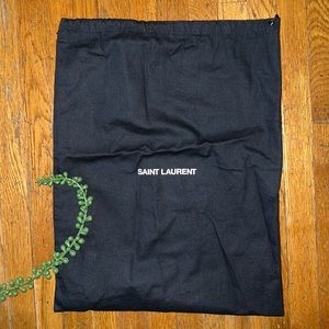 Saint Laurent Accessories | Saint Laurent Black Dust Bag.❤️